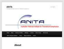 Tablet Screenshot of anita.edu.au