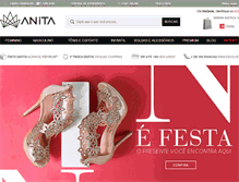 Tablet Screenshot of anita.com.br